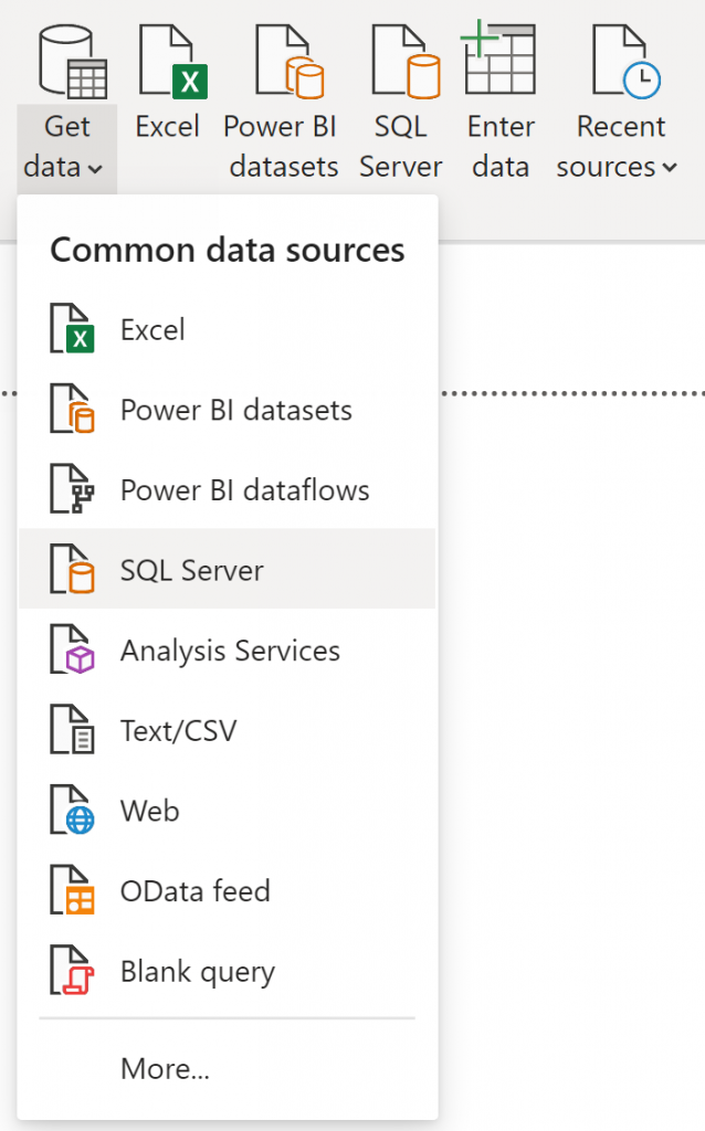 Kết nối Power BI với dữ liệu từ SQL Server