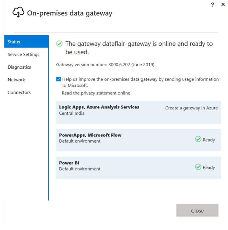 Hướng dẫn cài đặt và kết nối Power BI Gateway trong Power BI