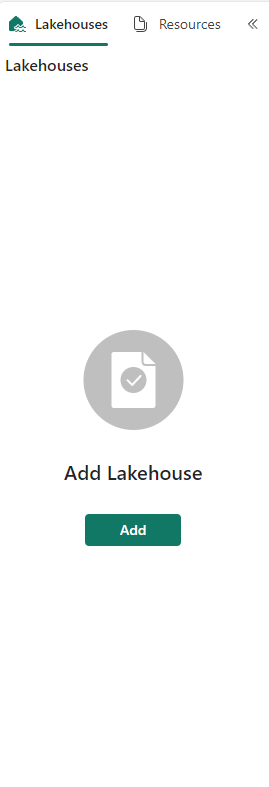 Thêm Lakehouse mới để kết nối với Microsoft Fabric Notebook
